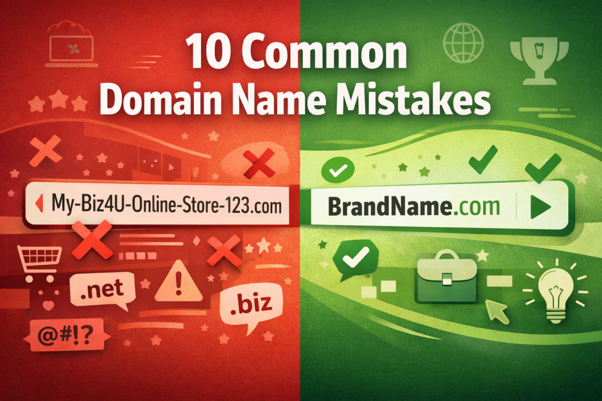 10 Mistakes Domain Name