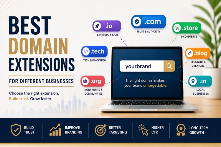 Best domain extensions for businesses