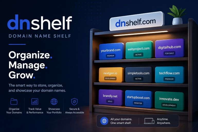 DNShelf to Organize and manage your domains