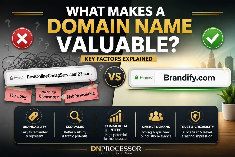Domain Valuation the bad vs good comparison