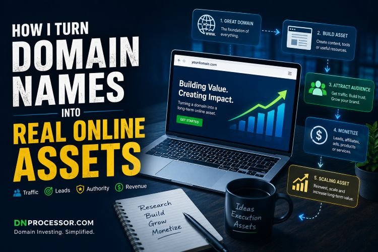 Building online assets with domains