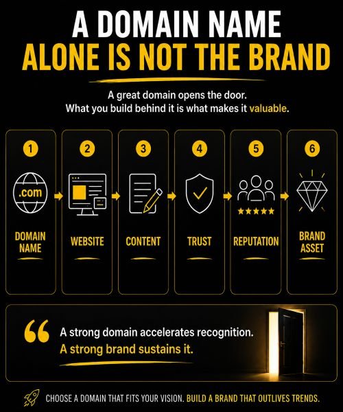 Domain and brand unlock your potential