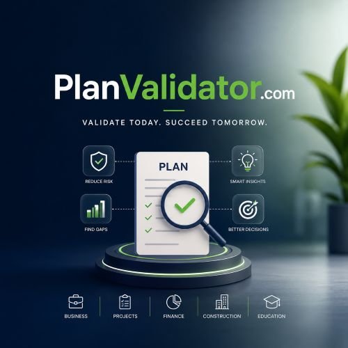 Plan Validator - Helps you validate your plans before you start execution.