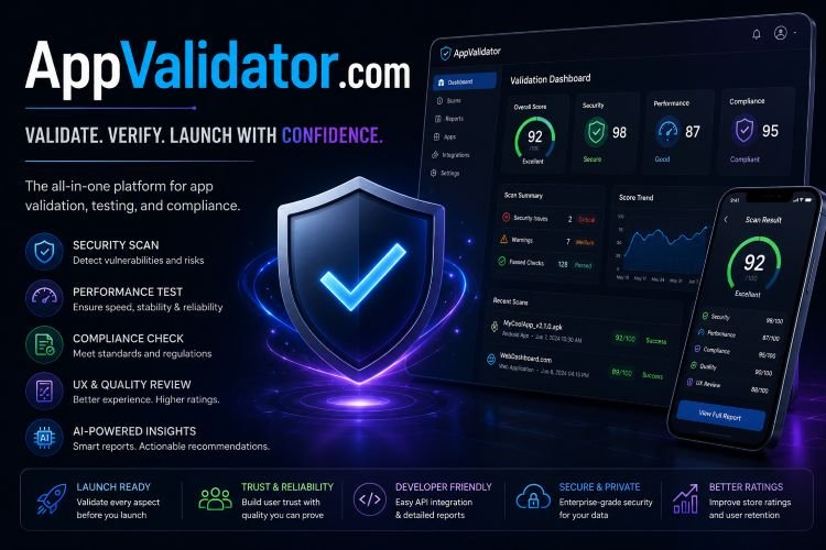 AppValidator secure test and launch confidently